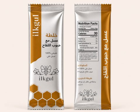 أصابع عسل بحبوب اللقاح